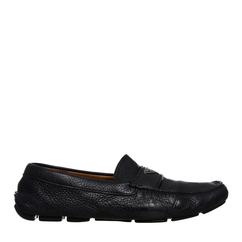 Mocassim-Prada-Couro-Preto