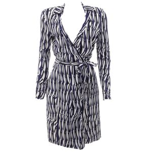 Vestido Diane von Furstenberg Estampa Tricolor
