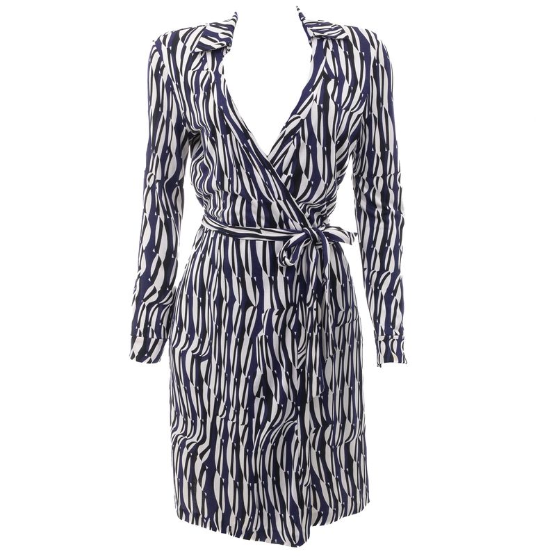 Vestido-Diane-von-Furstenberg-Estampa-Tricolor