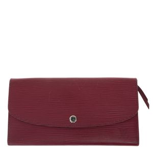 Carteira Louis Vuitton Emilie Epi Vinho
