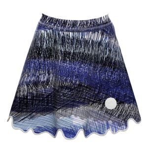 Saia Kenzo Estampada Azul