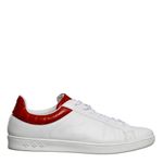 Tenis-Louis-Vuitton-Couro-Branco-e-Vermelho-