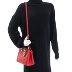 Bolsa-Christian-Dior-Diorissimo-Pequena-Vermelha