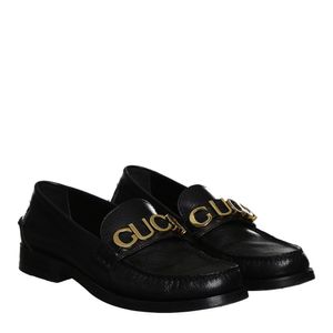 Mocassim Gucci Logo Preto