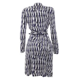 Vestido Diane von Furstenberg Estampa Tricolor