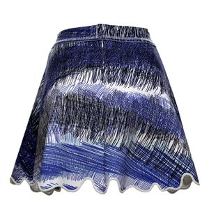 Saia Kenzo Estampada Azul