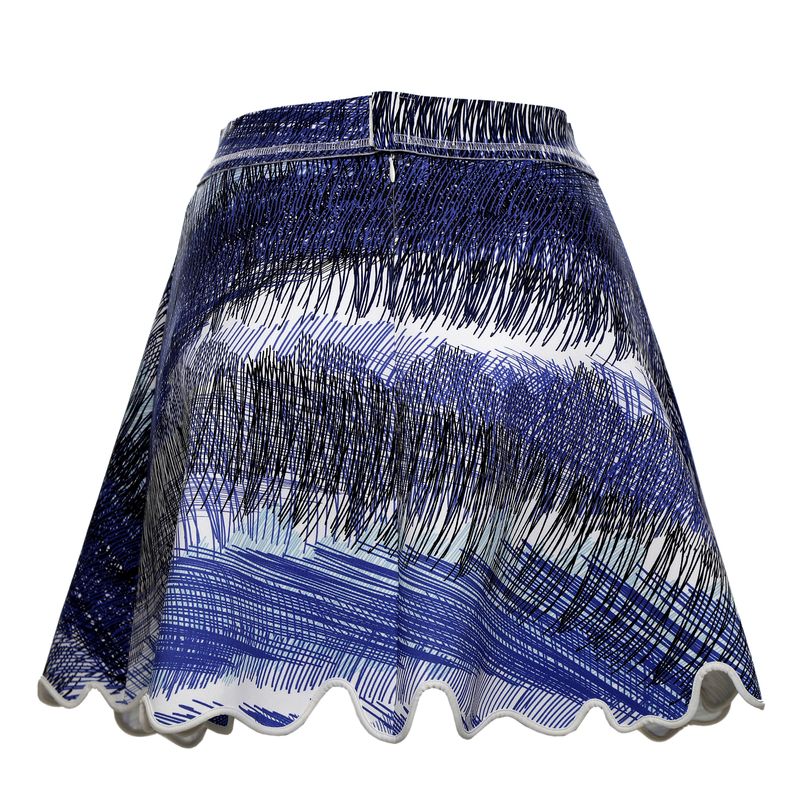 Saia-Kenzo-Estampada-Azul-