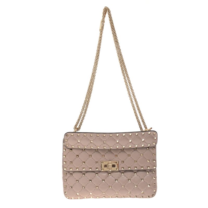 Bolsa-Valentino-Garavani-Rockstud-Spike-Bege