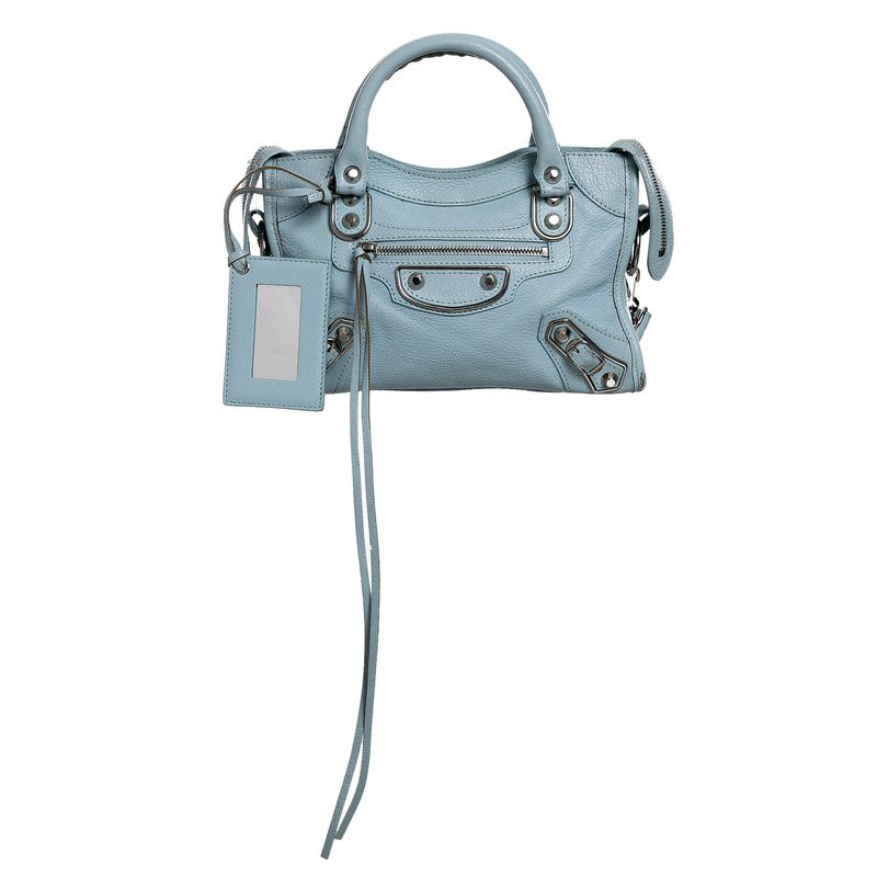 Bolsa-Balenciaga-Motocross-Classic-City-Nano-Verde-Agua