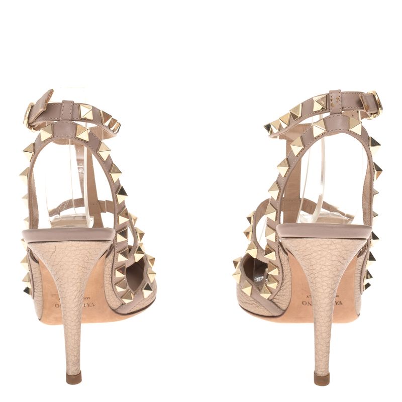 Sapato-Valentino-Garavani-Scarpin-Rockstud-Prateado