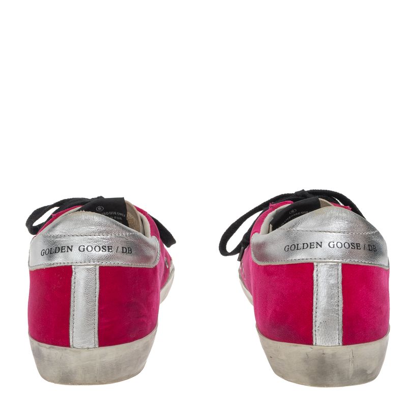 Tenis-Golden-Goose-Super-Star-Veludo-Rosa