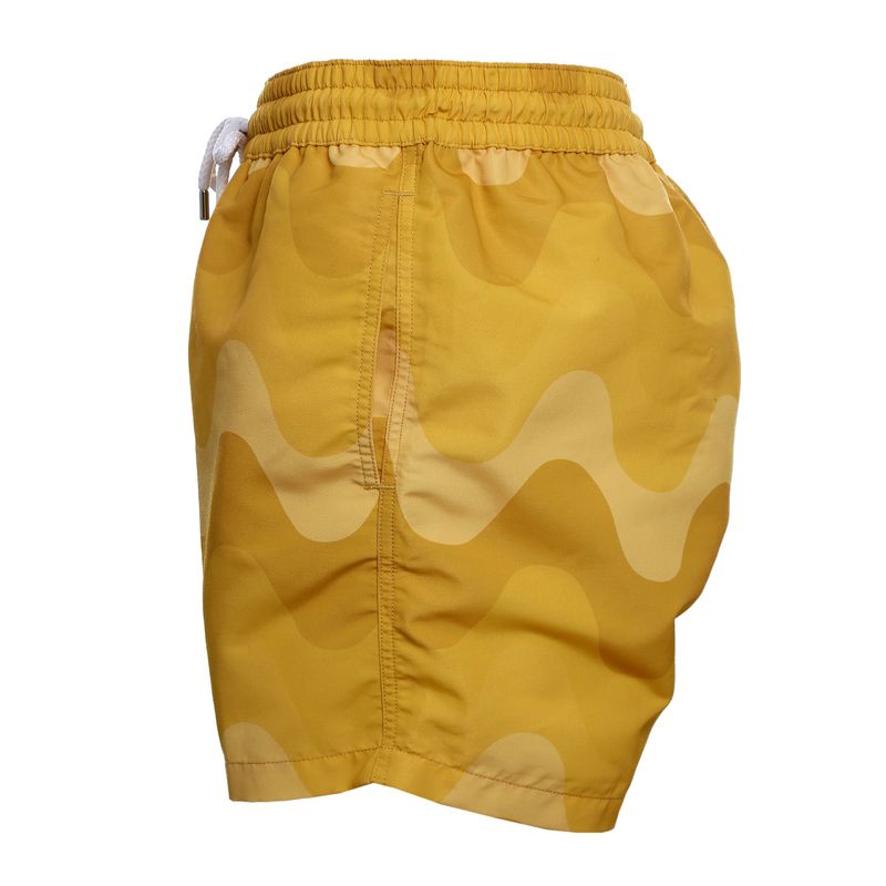 Bermuda-Masculina-Estampada-Amarela-