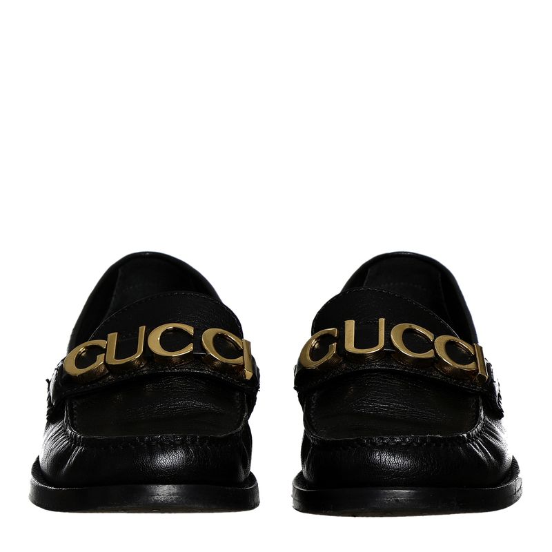 Mocassim-Gucci-Logo-Preto