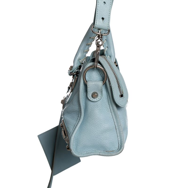 Bolsa-Balenciaga-Motocross-Classic-City-Nano-Verde-Agua