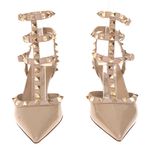 Sapato-Valentino-Garavani-Scarpin-Rockstud-Verniz-Bege