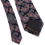 Gravata-Ermenegildo-Zegna-Seda-Arabescos-Preta
