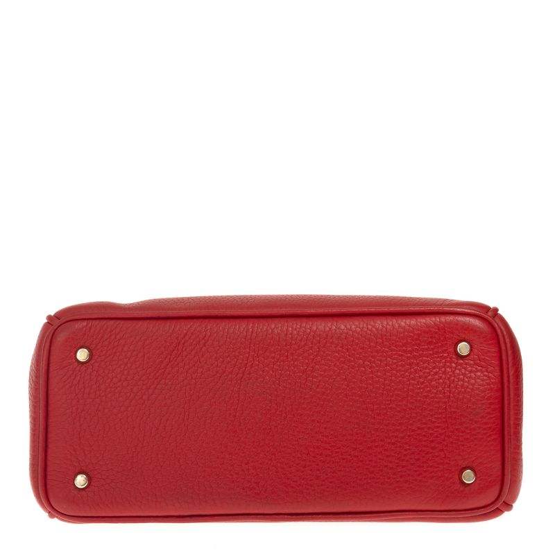 Bolsa-Christian-Dior-Diorissimo-Pequena-Vermelha