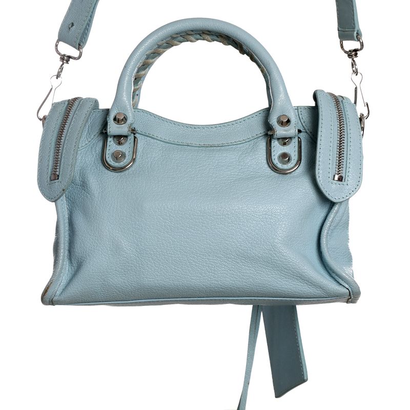 Bolsa-Balenciaga-Motocross-Classic-City-Nano-Verde-Agua