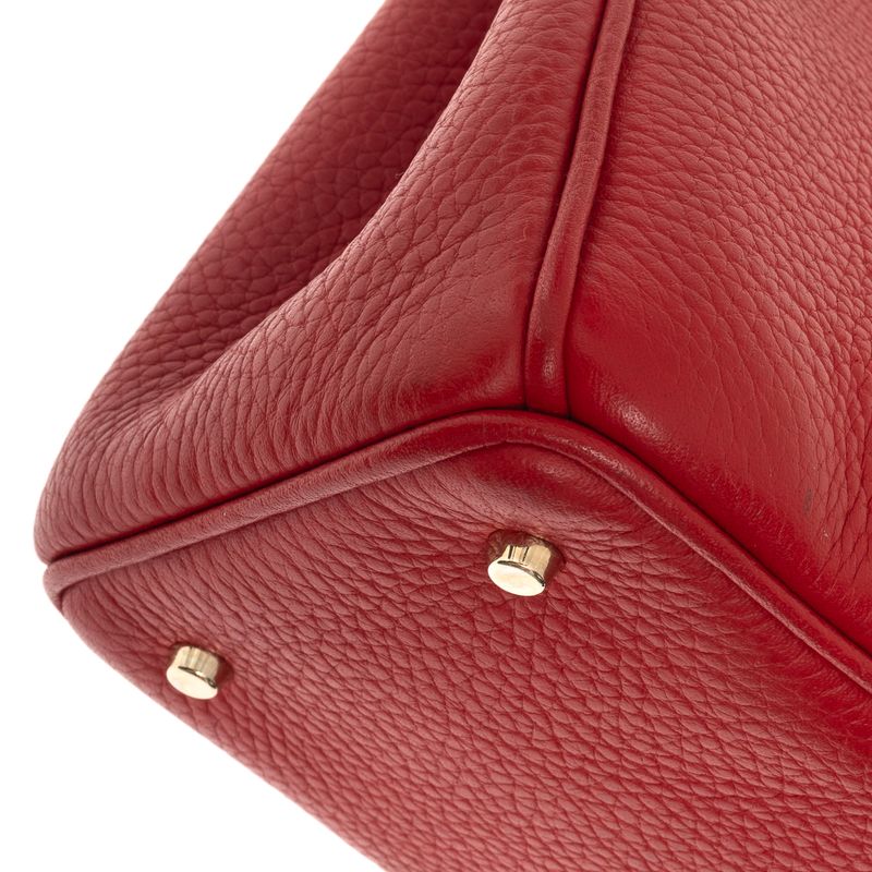 Bolsa-Christian-Dior-Diorissimo-Pequena-Vermelha