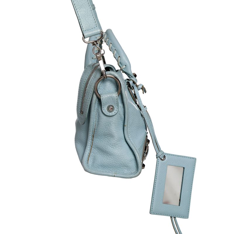 Bolsa-Balenciaga-Motocross-Classic-City-Nano-Verde-Agua