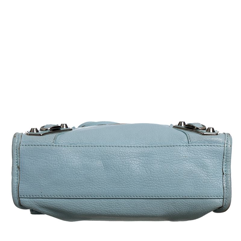Bolsa-Balenciaga-Motocross-Classic-City-Nano-Verde-Agua