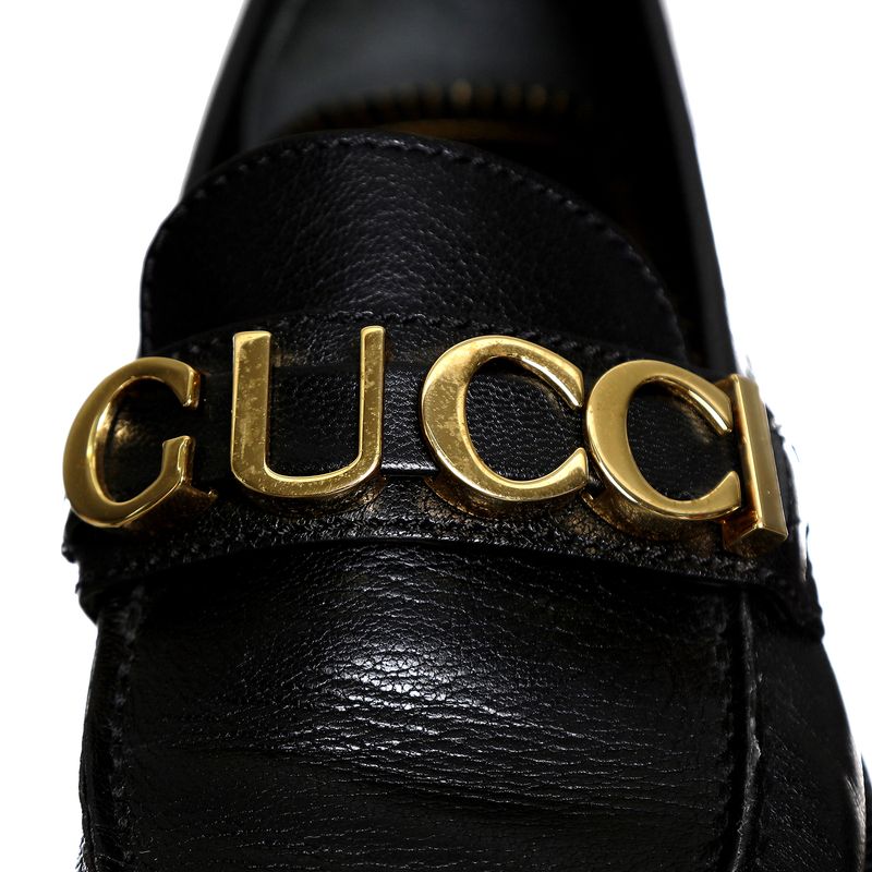 Mocassim-Gucci-Logo-Preto