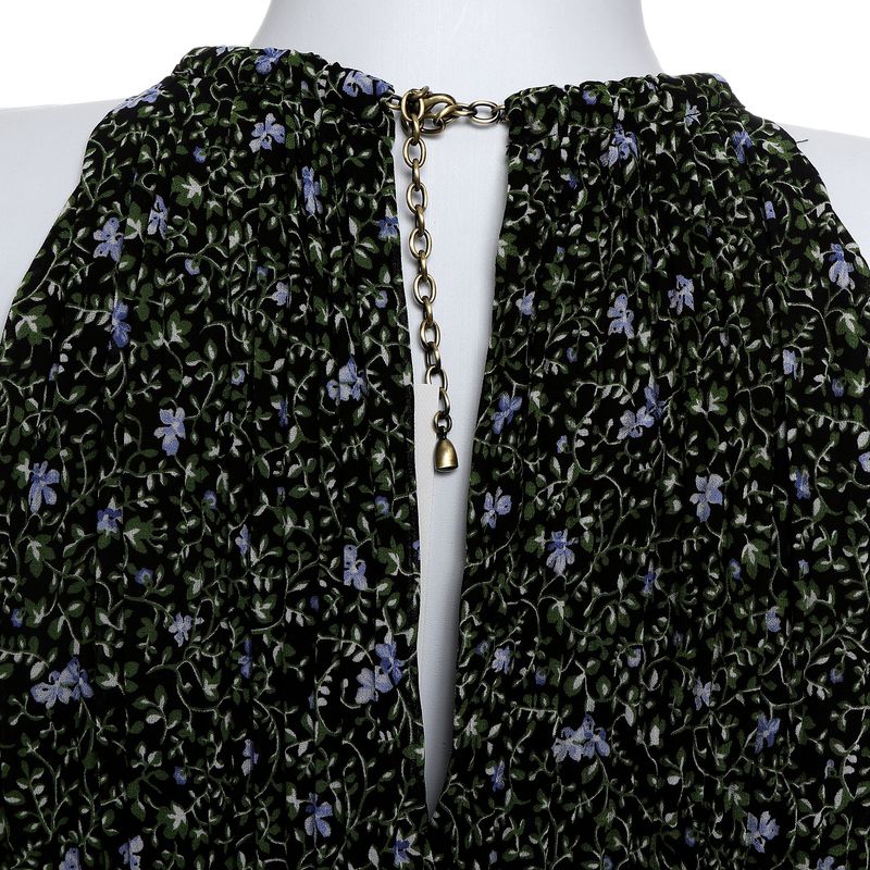 Vestido-Michael-Kors-Plissado-Estampa-Floral
