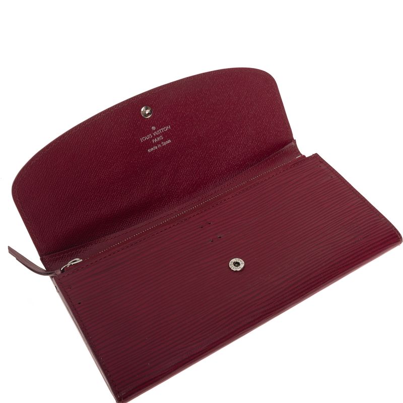 Carteira-Louis-Vuitton-Emilie-Epi-Vinho