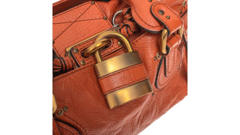 Bolsa Chloe Paddington Laranja | Brechó de luxo - Prettynew