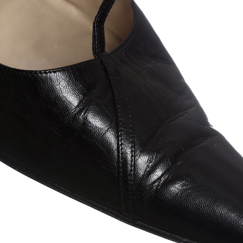 Sapato-Christian-Dior-Vintage-Couro-Preto-