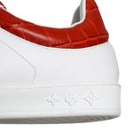 Tenis-Louis-Vuitton-Couro-Branco-e-Vermelho-