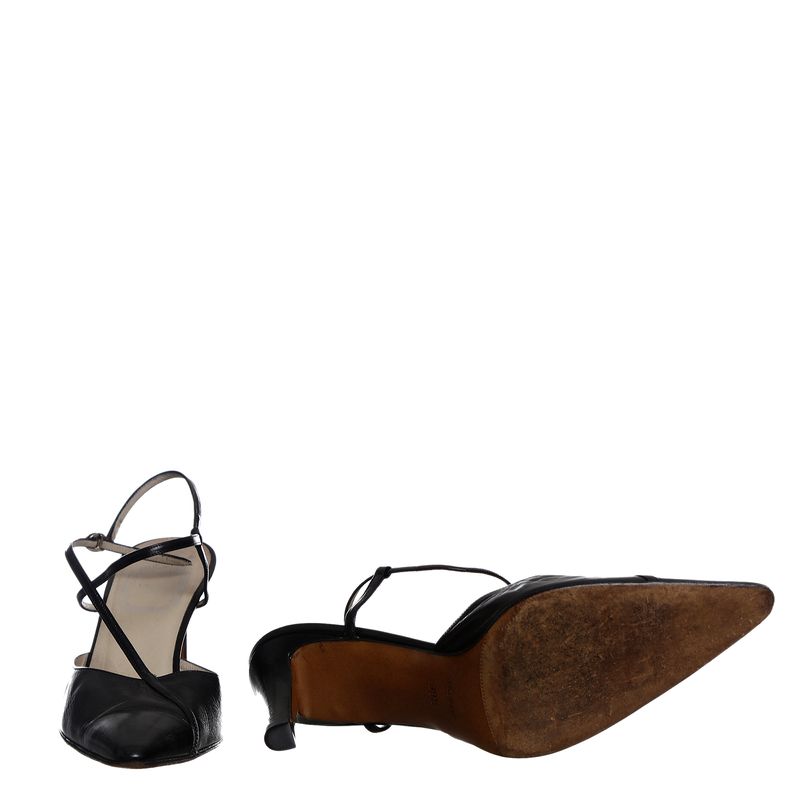 Sapato-Christian-Dior-Vintage-Couro-Preto-