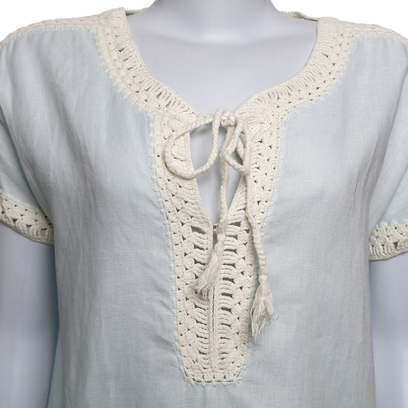 Blusa-Tory-Burch-Renda-Azul-e-Creme-