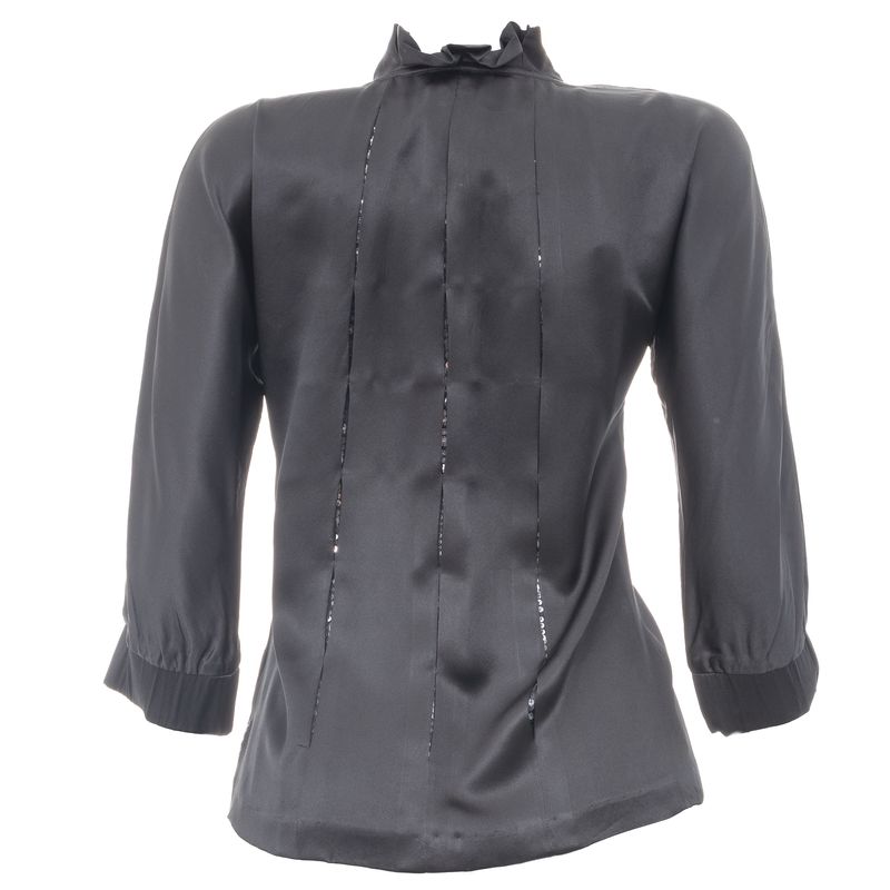 Camisa-Armani-Jeans-Seda-e-Paetes-Preta