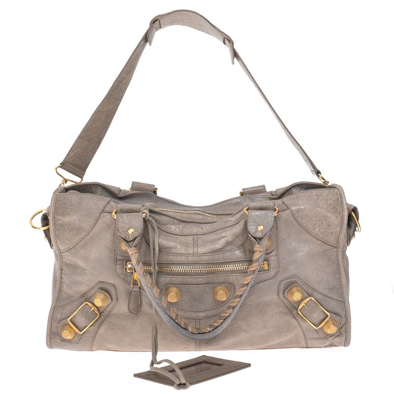 Bolsa-Balenciaga-Motocross-Part-Time-Cinza