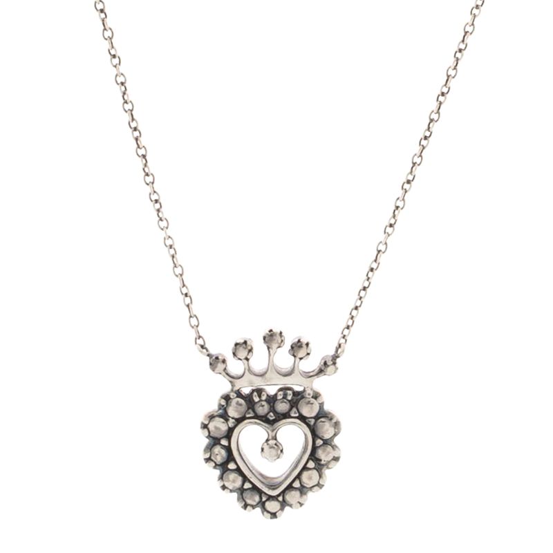 Colar-H-Stern-My-Collection-Coracao-e-Coroa-Prata