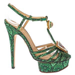 Sandália Charlotte Olympia Pump Verde