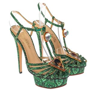 Sandália Charlotte Olympia Pump Verde