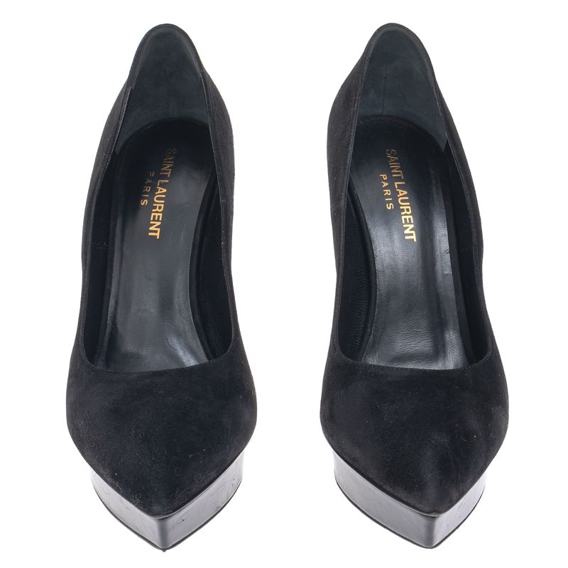 Sapato-Saint-Laurent-Pump-Camurca-Preto
