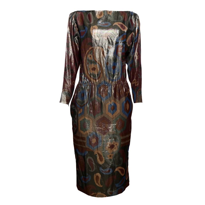 Vestido-Christian-Dior-Vintage-Estampado