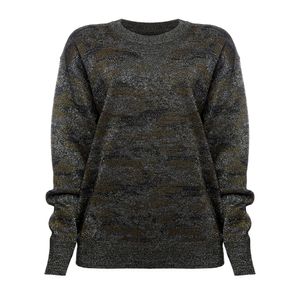 Sueter Isabel Marant Lurex Grafite e Dourado