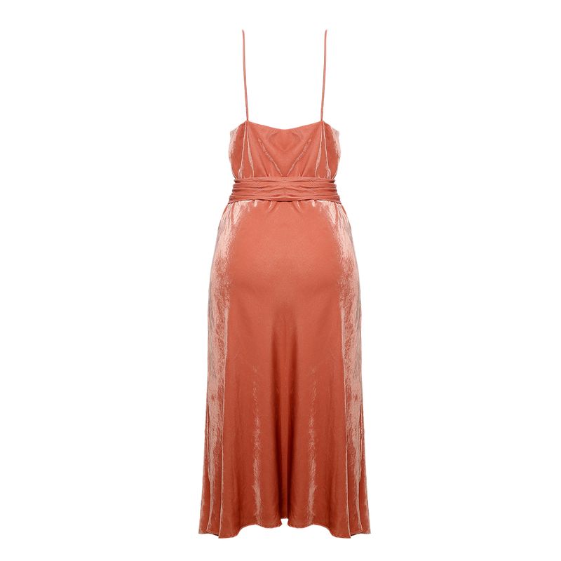 Vestido-Cris-Barros-Veludo-Rosa