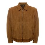 Jaqueta-Salvatore-Ferragamo-Camurca-Caramelo
