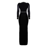 Vestido-de-Festa-Longo-com-Cristais-Preto