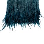 Vestido-Bordado-e-Plumas-Azul-Petroleo