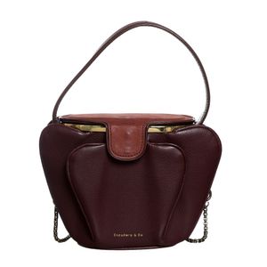 Bolsa Escudero & Co Couro Vinho