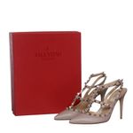 Scarpin-Valentino-Garavani-Rockstud-Bege