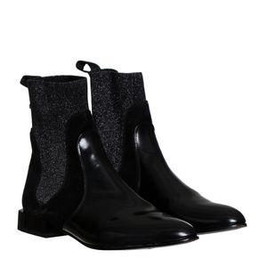 Bota Emporio Armani Couro e Lurex