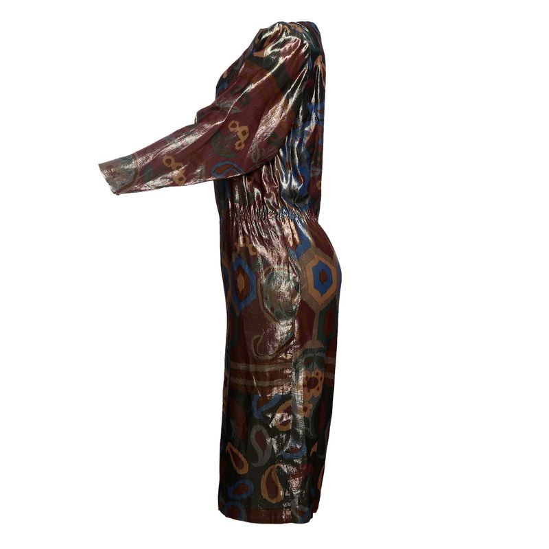 Vestido-Christian-Dior-Vintage-Estampado