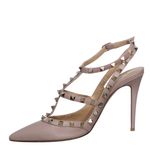 Scarpin-Valentino-Garavani-Rockstud-Bege